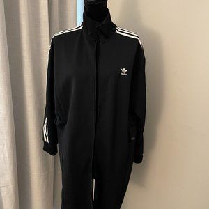 ADIDAS KNEE LENGTH DRESS/JACKET SIDE POCKETS SIZE L (LIKE NEW)